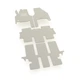 Двошарові килимки Sotra Premium White для Lancia Phedra (mkI)(6 місць)(1-2-3 ряд) 2002-2012 (ST 01740-CH-White) - изображение 1