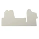 Двошарові килимки Sotra Premium White для Nissan NV400 (mkI) / Interstar (mkII)(1 ряд) 2010→ (ST 90655-CH-White) - изображение 1