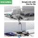 Настільний зарядний пристрій Rocoren RCCT150-6U 150Wmax GAN (PPS, PD3.0, QC5) порти 6TypeC Black (43777) - зображення 8