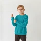 Світшот Garnamama Basic Sweatshirt 2-х нитка 140 Зеленый (1013222.1303605) - изображение 4
