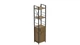 Этажерка 3/34 Ferrum-decor Серии Конект с тумбой 144x34x28 Черный ДСП Дуб Артизан (FD1005) - изображение 1