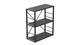 Этажерка 3/60 Ferrum-decor Серии Конект с тумбой 144x60x28 Черный ДСП Сосна Кембра (FD1023) - изображение 1