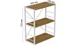 Этажерка Ferrum-decor Конект 120x60x28 см Дуб Артизан (XK00213) - изображение 2