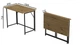Стол раскладной Морис Ferrum-decor 750x1000x600 Черный металл ДСП Дуб Артизан 16 мм (MORI006) - изображение 2