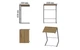 Столик приставной Терри Ferrum-decor 650x440x330 Серый металл ДСП Дуб Артизан 16 мм (TERR020) - изображение 3