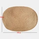 Плетеная салфетка для сервировки Коврик на стол 30х40 см ANbeauty Brown (AN0103419) - изображение 2