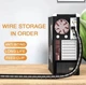 Органайзер кабелю фіксатор стяжка хомут Choice для дротів 2 м 10 мм Чорний - зображення 6
