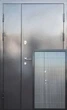 Двери входные полуторные Ваш Вид Металл/МДФ Дела2 Графит 9975/Дуб вулканический 1200х2040х70 Левое/правое - изображение 2