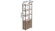 Этажерка 4/60 Ferrum-decor Серии Конект с тумбой 179x60x28 Черный ДСП Дуб Сан-Марино (FD1064) - изображение 2