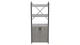 Этажерка 3/60 Ferrum-decor Серии Конект с тумбой 144x60x28 Черный ДСП Бетон (FD1027) - изображение 3