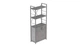Этажерка 3/60 Ferrum-decor Серии Конект с тумбой 144x60x28 Серый ДСП Бетон (FD1041) - изображение 1