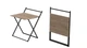 Стол трансформер Компакт 1 Ferrum-decor 750x790x720 Черный металл ДСП Дуб Сан-Марино 16 мм (KOM102) - изображение 4