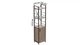 Этажерка 3/34 Ferrum-decor Серии Конект с тумбой 144x34x28 Черный ДСП Дуб Сан-Марино (FD1001) - изображение 2