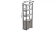 Этажерка 4/60 Ferrum-decor Серии Конект с тумбой 179x60x28 Серый ДСП Бетон (FD1083) - изображение 2
