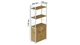 Этажерка 3/60 Ferrum-decor Серии Конект с тумбой 144x60x28 Серый ДСП Дуб Артизан (FD1040) - изображение 2