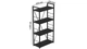 Этажерка 4/60 Ferrum-decor Серии Конект с тумбой 179x60x28 Черный ДСП Сосна Кембра (FD1065) - изображение 2