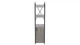 Этажерка 3/34 Ferrum-decor Серии Конект с тумбой 144x34x28 Белый ДСП Бетон (FD1013) - изображение 3