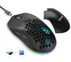 Мышь беспроводная HXSJ Т28 с аккумулятором и RGB подсветкой 2,4G+Bluetooth Black - изображение 2