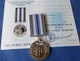 Медаль із посвідченням Collection За службу державі військово-морські сили України 32 мм Сріблястий (hub_c07spi) - зображення 2