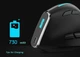 Вертикальная мышь беспроводная Zelotes F-36 с аккумулятором и RGB подсветкой 2,4G+Bluetooth Black - изображение 5