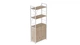 Этажерка 3/60 Ferrum-decor Серии Конект с тумбой 144x60x28 Белый ДСП Дуб Сан-Марино (FD1029) - изображение 1
