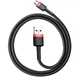 Кабель Avantis AC-48m Cool USB – Micro 2м- черно-красный - изображение 1