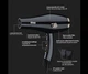 Фен для сушки и укладки волос с ионизацией DSP 30088 2200W Черный (24327-30088_601) - изображение 4