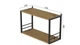 Книжкова полиця універсальна Ferrum-decor Стим 1 38x63x26 чорний ДСП Дуб Артизан 16мм (XK00021) - зображення 3