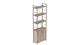 Этажерка 4/60 Ferrum-decor Серии Конект с тумбой 179x60x28 Серый ДСП Дуб Сан-Марино (FD1078) - изображение 1
