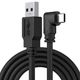 Кабель усиленный Oculus Link USB 3.2 Type-C Ф5 5 мм для Quest 2/3/Pro/Pico 4 5 м Черный (AC-5mGB) - изображение 1