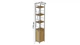 Этажерка 4/34 Ferrum-decor Серии Конект с тумбой 179x34x28 Серый ДСП Дуб Артизан (FD1061) - изображение 2