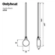 ТЭН для полотенцесушителя OnlyHeat Agate Black 0,6 кВт - изображение 5