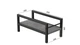 Підставка для системного блоку Ferrum-decor Нікі 21x24x45 Чорний ДСП Бетон 16мм (NIK0007) - зображення 2