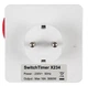 Розетка з таймером електромеханічна добова XON E-Tech SwitchTimer X234 16А 230В Білий (XSTLA012415W 7317) - зображення 3