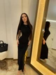 Эластичное платье макси черного цвета 36540 42/44 - изображение 1