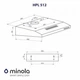 Вытяжка плоская Minola HPL 512 I - изображение 10