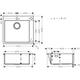 Кухонная мойка Hansgrohe S51 S510-F450 43312380 - изображение 9