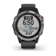 Смарт-часы Garmin Fenix 6 Solar Silver with black band (010-02410-00) - изображение 3