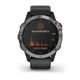 Смарт-часы Garmin Fenix 6 Solar Silver with black band (010-02410-00) - изображение 4