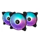 Комплект вентиляторов RGB для корпуса 120ммх3 Chieftec Nova NF-3012-RGB (LKMTR_802074) - изображение 4