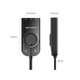 Звукова карта USB AUX jack, 2*TRS (Mic + Ear) SSS1629 Ugreen Чорна CM129 - изображение 3
