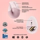 Мышь Logitech Lift Vertical Ergonomic Mouse Rose (910-006478) - изображение 5