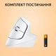 Миша Logitech Lift for Mac Vertical Ergonomic Mouse Off White (910-006477) - зображення 8