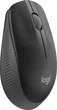 Миша Logitech M190, Dark Grey/Black, USB, бездротова, оптична, 1000 dpi, 3 кнопки, 1xAA (910-005905) - изображение 2