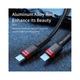 Дата кабель USB-C to USB-C 2.0m 100W 5A black-grey Baseus (CATKLF-ALG1) (352302) - изображение 2