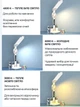 Лед лампа на аккумуляторе светодиодная настольная аккумуляторная led светильник для чтения ночник в спальню от юсб с вентилятором - изображение 2