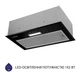 Вбудована витяжка Minola HBI 5614 BL 1000 LED - зображення 3