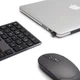 Комплект беспроводная клавиатура и мышь Amazon Basics ультратонкая, полноразмерная Графит - изображение 4