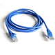 Патч корд LAN кабель 1м Cat5e UTP 24AWG синий для интернета и IP-камер - изображение 3