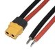 Кабель силовий з роз'ємом XT60H-F 12AWG 60А мама 20см для акумуляторів - зображення 2